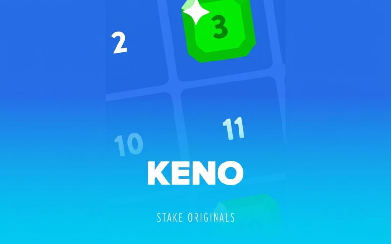 Pick your lucky numbers in the Stake Original Keno game for quick wins.